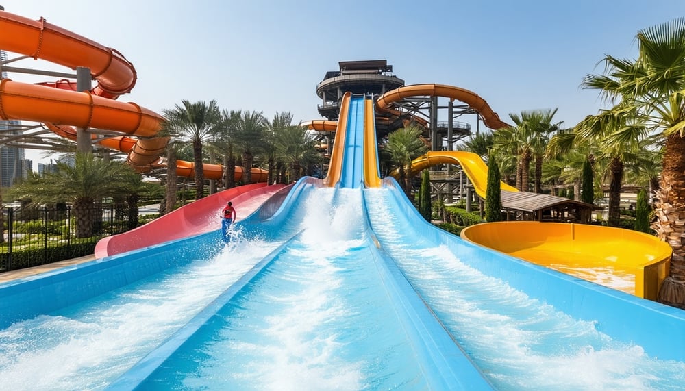 Aquaventure World Dubai waterpark attractions Aquaventure World Dubai waterpark attractions